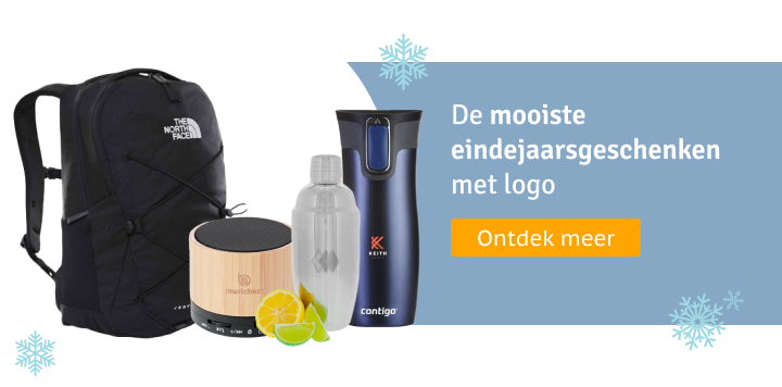 Eindejaarsgeschenken bestellen met logo