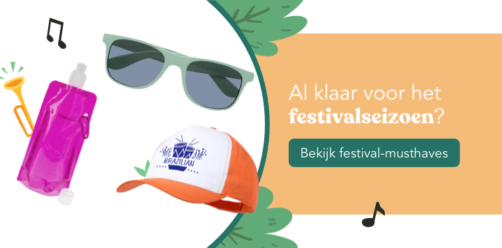 Festivalartikelen bedrukken