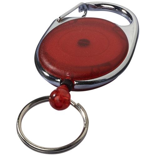 Gerlos sleutelhanger en rollerclip rood