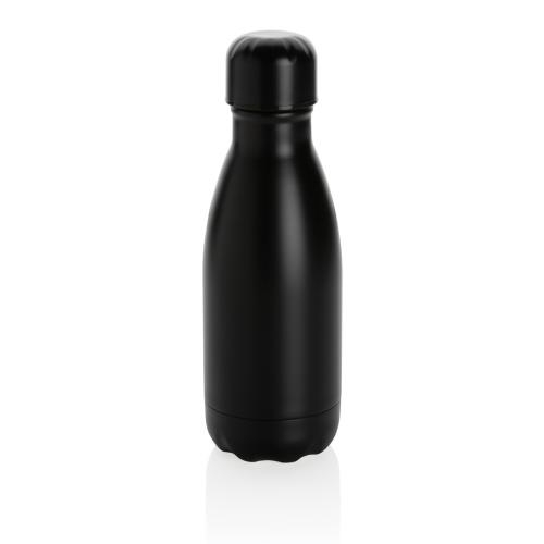 Unikleur vacuum roestvrijstalen fles 260ml zwart