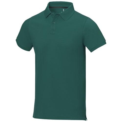 Calgary herenpolo korte mouwen forest green,l