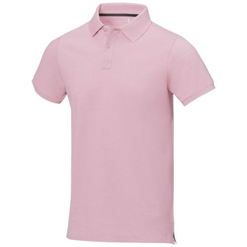 Calgary herenpolo korte mouwen light pink,l