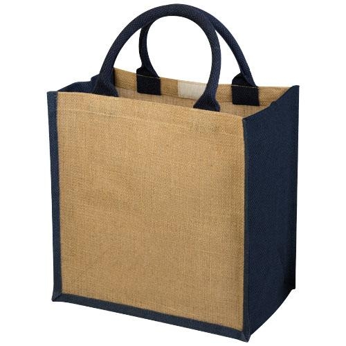 Chennai jute draagtas 16L naturel/navy