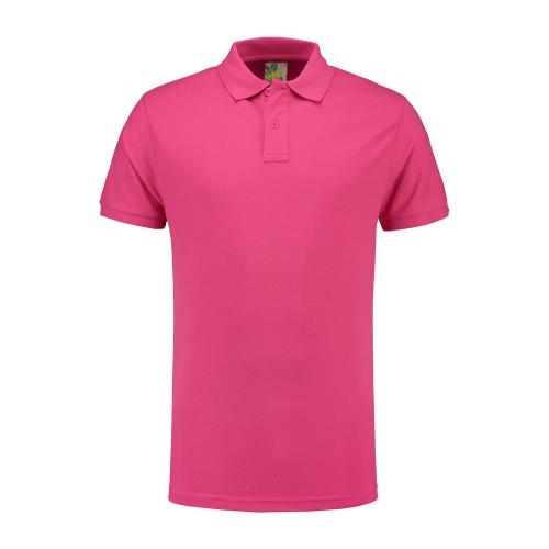 L&S heavy mix fit polo heren fuchsia,l