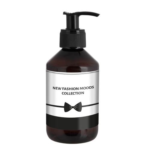 Handlotion in een apothekersfles bruin