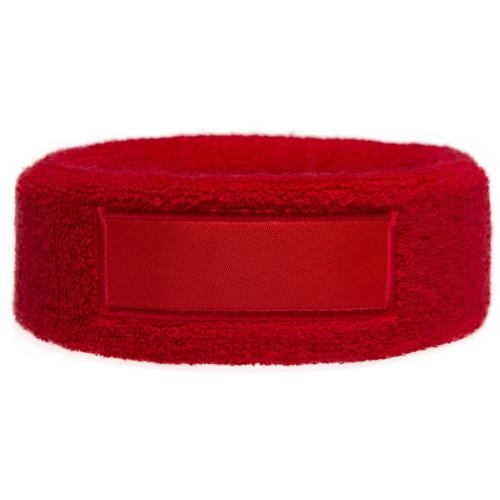 Hoofdband met label rood