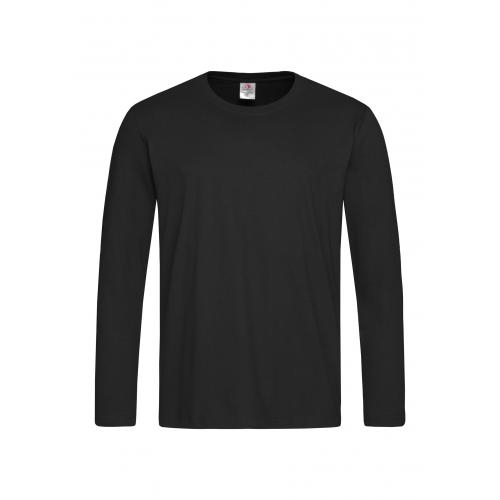 T-shirt Classic lange mouw black opal,l