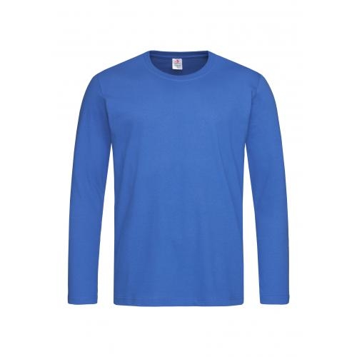 T-shirt Classic lange mouw bright royal,l