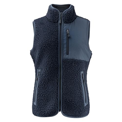 Teddy fleece bodywarmer Kingsley woman zwart,2xl