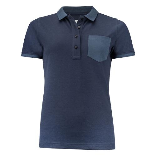 Polo met borstzak Pinedale woman navy,2xl