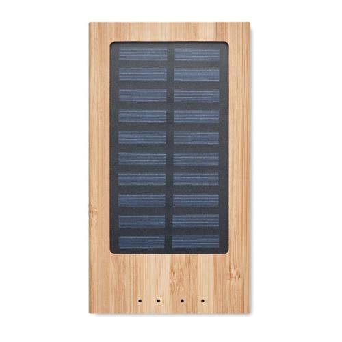 Solar powerbank 4000 mAh Arena solar wood