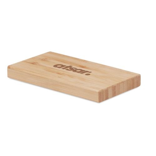 Solar powerbank 4000 mAh Arena solar wood