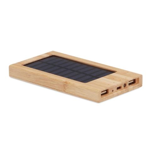 Solar powerbank 4000 mAh Arena solar wood