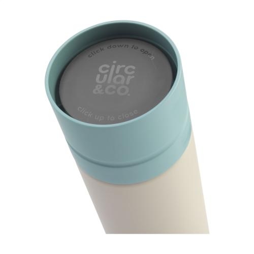 Circular&Co Reusable Bottle 600 ml waterfles grijs/blauw