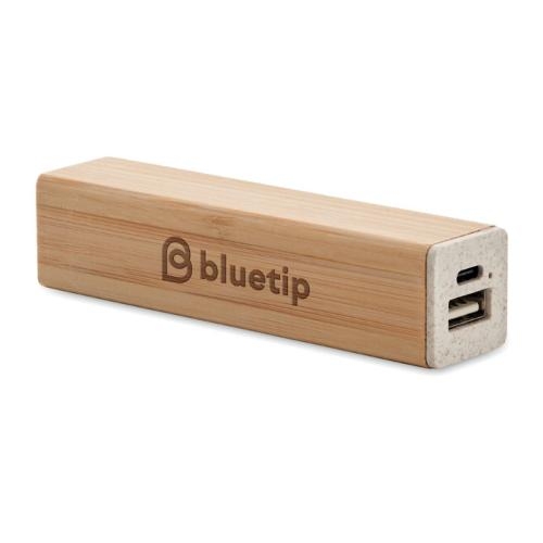 Powerbank 2600 mAh Powerbamc hout