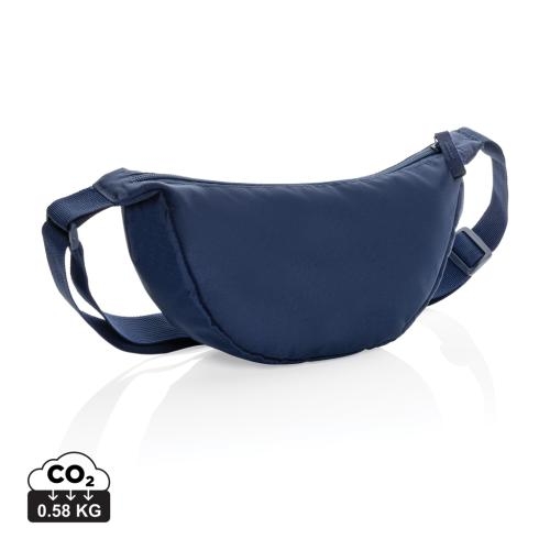 RPET sling bag Crescent donkerblauw