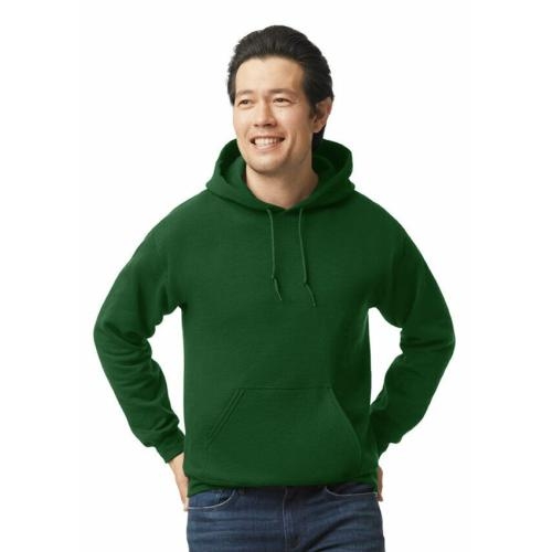 Gildan hooded sweater unisex bosgroen,3xl