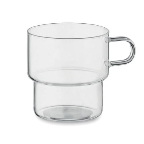 Stapelmok borosilicaatglas 300 ml transparant