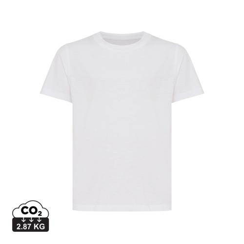 Iqoniq Koli kids gerecycled katoenen T-shirt recycled white,11-12