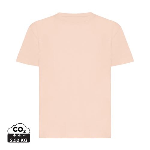 Iqoniq Koli kids gerecycled katoenen T-shirt peach,11-12