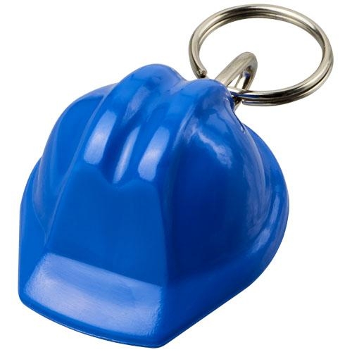 Kolt gerecyclede sleutelhanger helm blauw