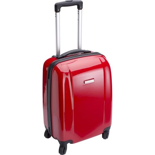 Trolley, 4 wielen rood