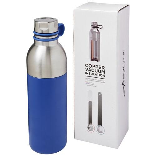 Koln 590 ml koperen vacuümgeïsoleerde drinkfles blauw