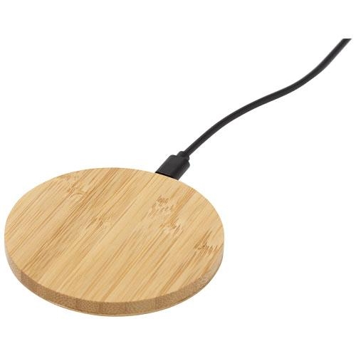 Draadloze oplader bamboo hout