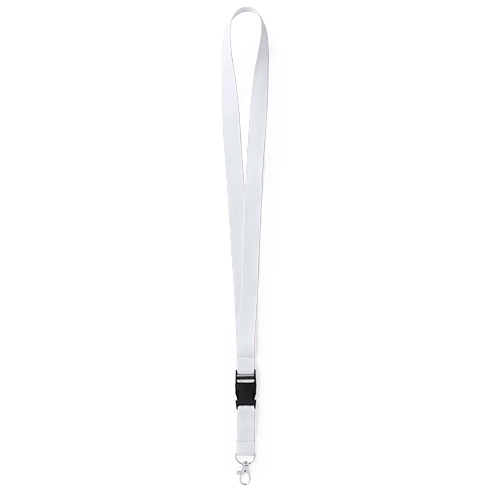 Lanyard 20 mm wit