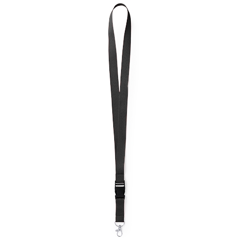 Lanyard 20 mm zwart