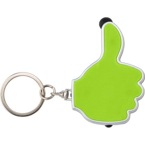 Sleutelhanger Handje lime