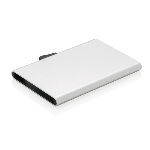 C-Secure aluminium RFID kaarthouder zilver