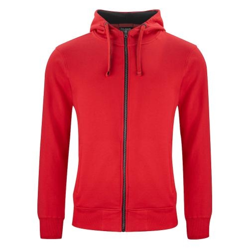 Classic Hoodie full zip rood,3xl