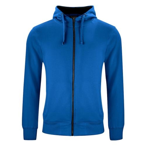 Classic Hoodie full zip kobalt,3xl