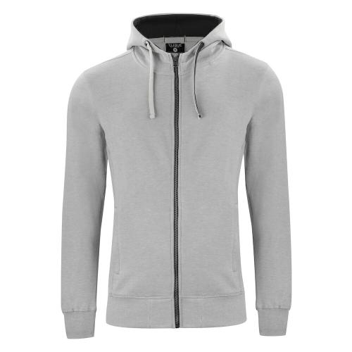 Classic Hoodie full zip grijsmelange,3xl