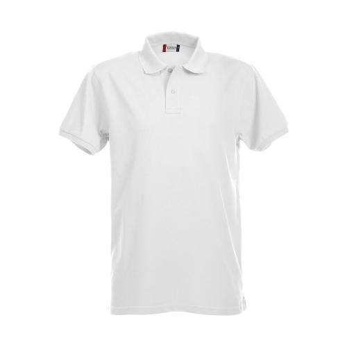 Stretch premium heren polo wit,3xl