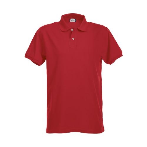 Stretch premium heren polo rood,3xl