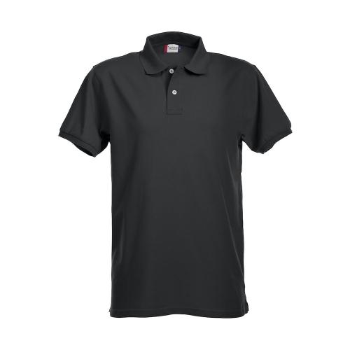 Stretch premium heren polo zwart,3xl