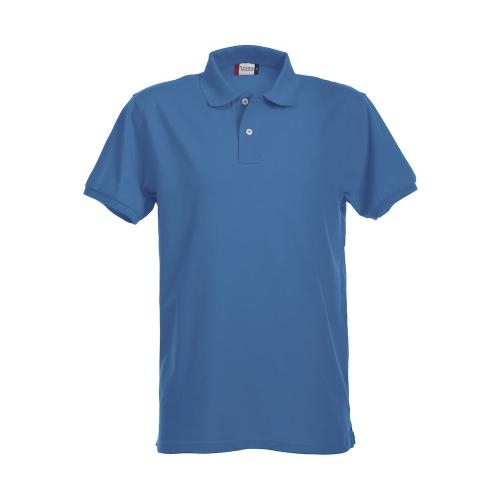 Stretch premium heren polo kobalt,3xl