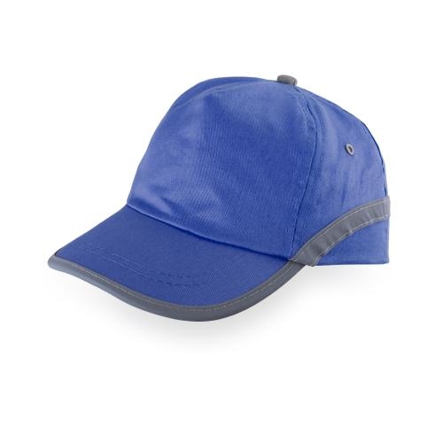 Reflecterende cap blauw