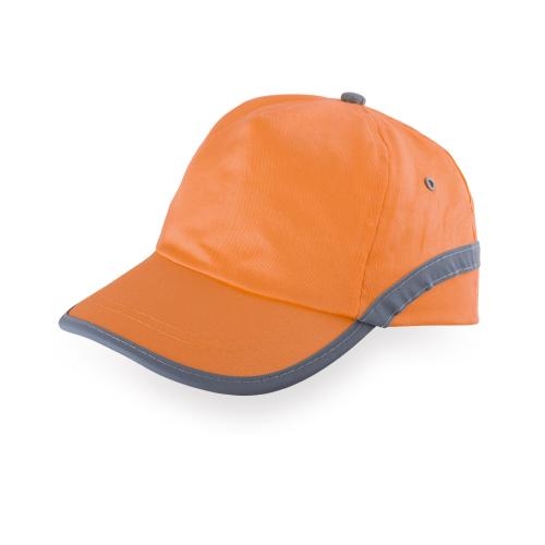 Reflecterende cap oranje