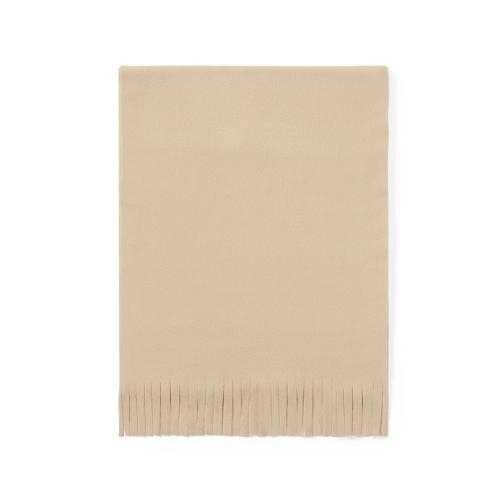 Warme polar sjaal beige