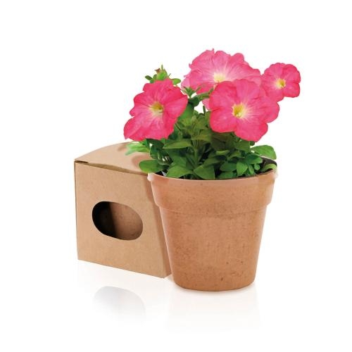 Bio bloempot beige