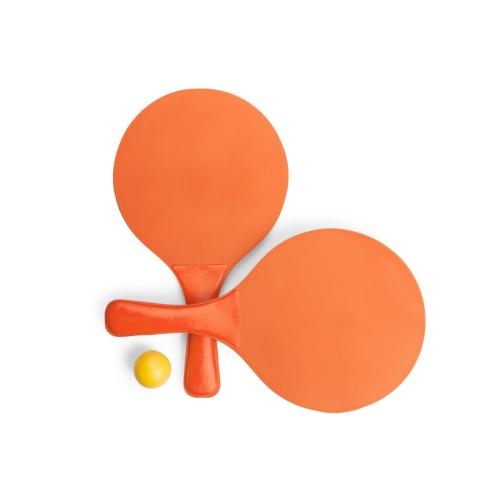 Houten strand rackets oranje