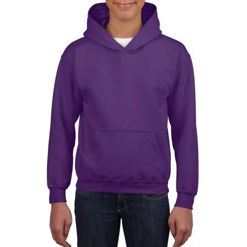 Gildan hoodie kinderen paars,l