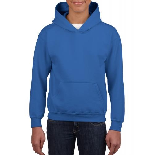 Gildan hoodie kinderen royal blue,l