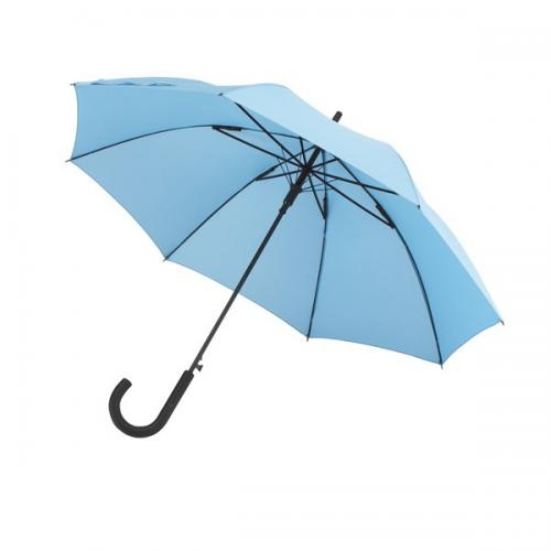 Stormparaplu polyester pongee lichtblauw