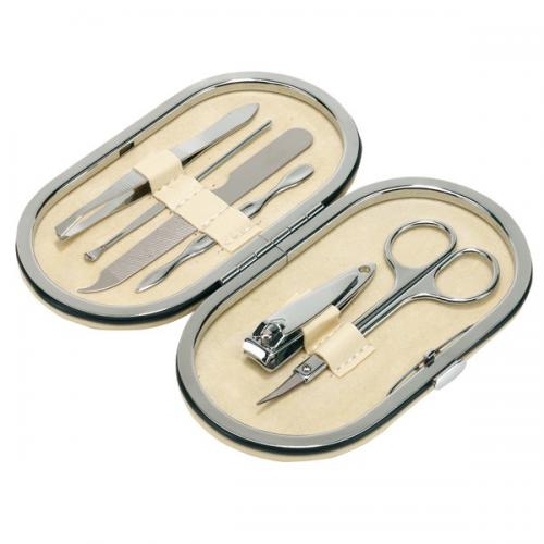 6-delige manicure set beige