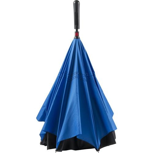 Pongee paraplu Constance blauw