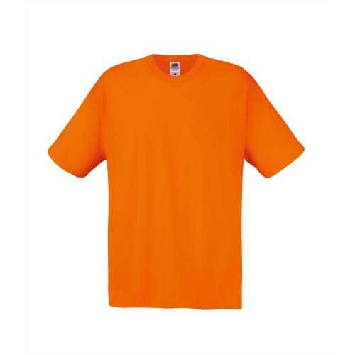 Fruit of the Loom promotieshirt oranje,l